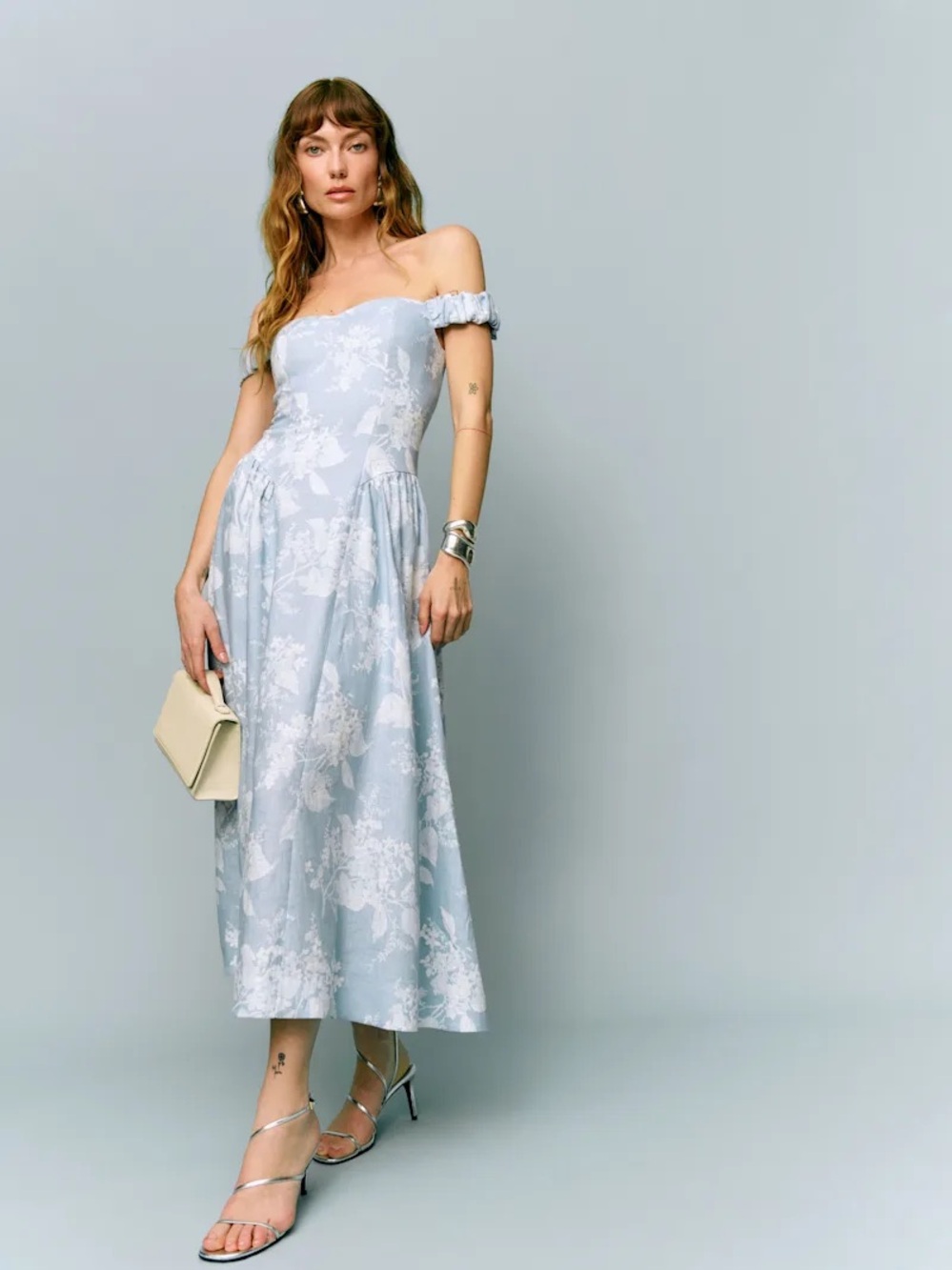 Reformation Monet Linen Dress
